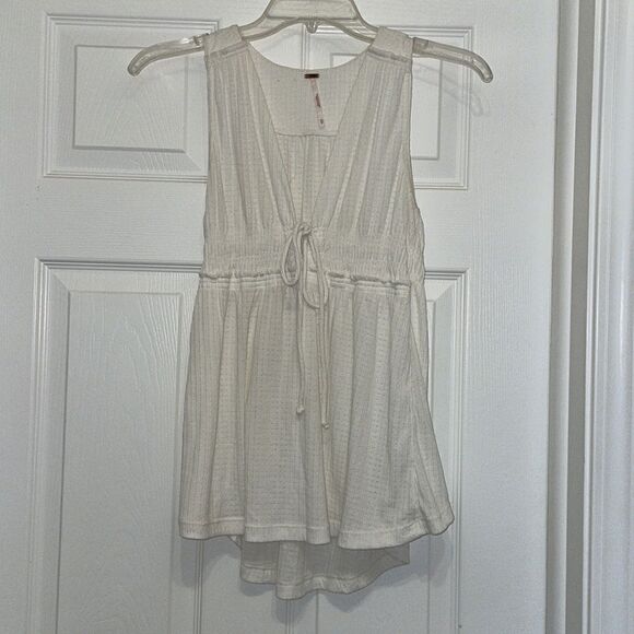 Free People Cream Beach Bound Tank - Picture 3 of 8